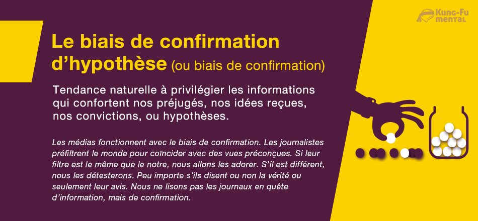 Tendance à privilégier les informations qui confortent nos croyances actuelles